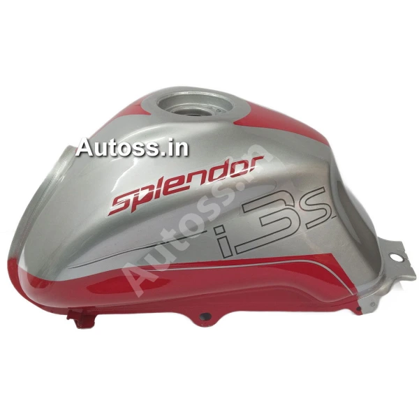 HERO I-SMART 110 BS4 Petrol Tank SILVER RED