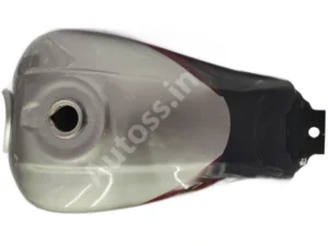 HERO PASSION PLUS PETROL TANK SILVER and RED