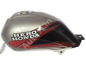 HERO PASSION PLUS Petrol Tank SILVER and RED