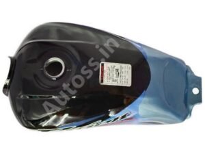 HERO Passion Pro Petrol Tank BLACK and BLUE