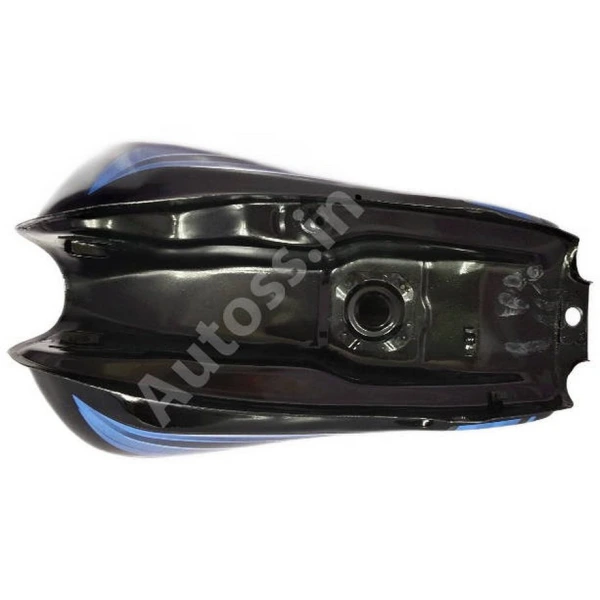 HERO Passion Pro PETROL TANK BLACK and BLUE