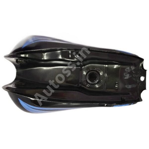 HERO Passion Pro PETROL TANK BLACK and BLUE