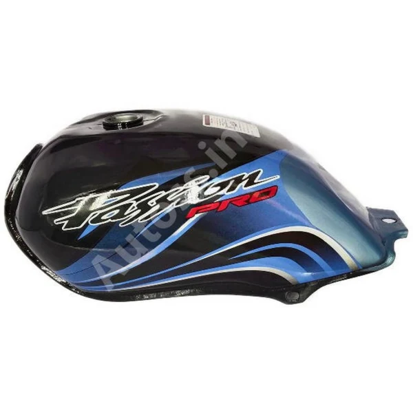 HERO Passion Pro PETROL TANK BLACK and BLUE
