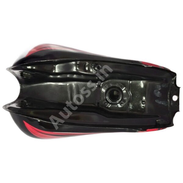 HERO PASSION PRO PETROL TANK BLACK and RED
