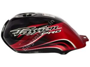 HERO Passion Pro PETROL TANK BLACK and RED