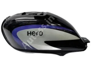 HERO SPLENDER BS4 PETROL TANK BLACK BLUE