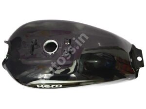 HERO Splender pro Petrol Tank BS4 BLACK and GREY