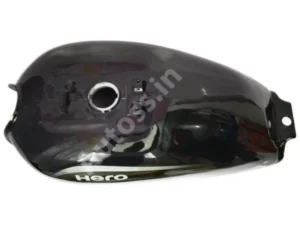 HERO Splender pro Petrol Tank BS4 BLACK and GREY