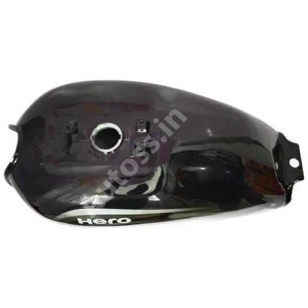 HERO Splender pro Petrol Tank BS4 BLACK and GREY