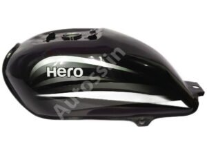 HERO Splender pro Petrol Tank BS4 BLACK and GREY