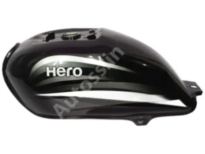 HERO Splender pro Petrol Tank BS4 BLACK and GREY