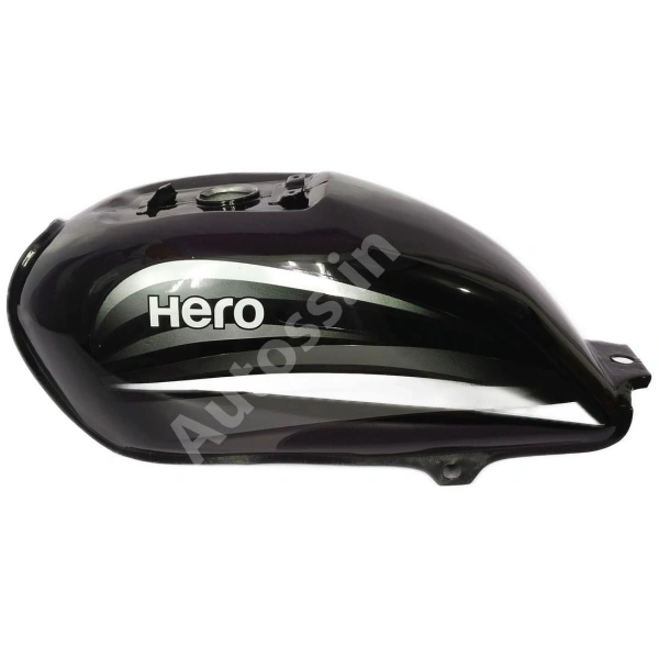 HERO Splender pro Petrol Tank BS4 BLACK and GREY