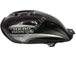 HERO Splendor BS4 Petrol Tank Alloy Wheel BLACK and GREY