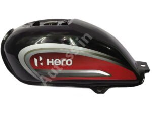 HERO Splendor BS6 Petrol Tank BLACK RED