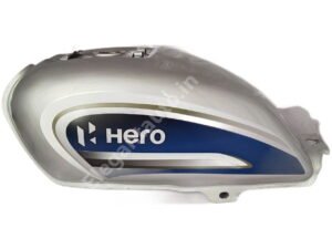HERO Splendor BS6 PETROL TANK SILVER BLUE
