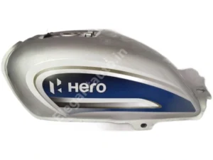 HERO Splendor BS6 PETROL TANK SILVER BLUE