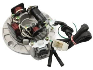 HERO SPLENDOR COIL PLATE ASSEMBLY(3LT 2 HOLE) 4+2 PIN
