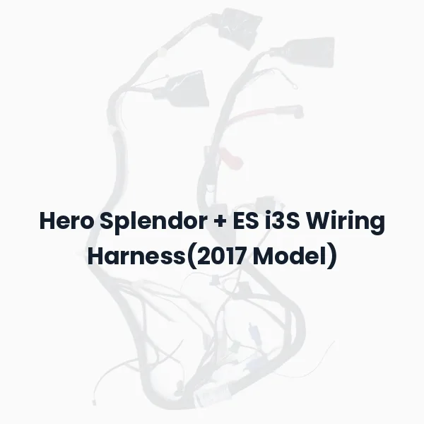 Hero Splendor + ES i3S Wiring Harness(2017 Model)