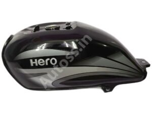 HERO SPLENDOR PETROL TANK ALLOY WHEEL (HH) BLACK and GREY