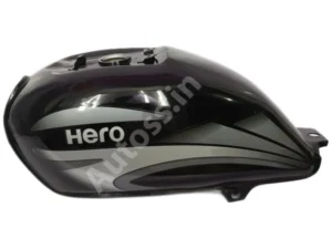 HERO SPLENDOR PETROL TANK ALLOY WHEEL (HH) BLACK and GREY