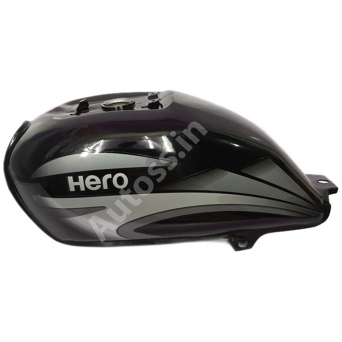 HERO SPLENDOR PETROL TANK ALLOY WHEEL (HH) BLACK and GREY