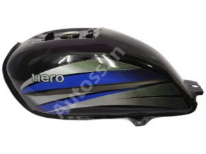 HERO Splendor Petrol Tank Pro Petrol Tank BLACK and BLUE
