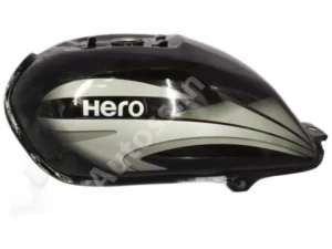 HERO Splendor Plus Alloy Wheel Petrol Tank BLACK and GREY