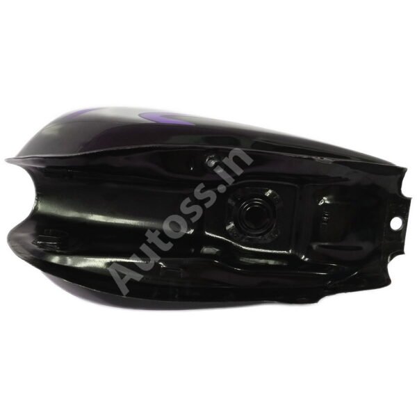 HERO Splendor Plus PETROL TANK Alloy Wheel BLACK and PURPLE