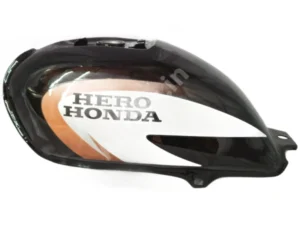 HERO Splendor Plus Petrol Tank BLACK and ORANGE
