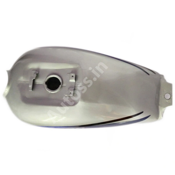 HERO Splendor Plus PETROL TANK SILVER and BLUE
