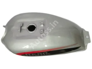 HERO Splendor Plus PETROL TANK SILVER and RED