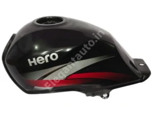 HERO Splendor Pro 2016 Petrol Tank BLACK and RED