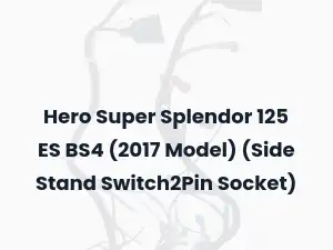 Hero Super Splendor 125 ES BS4 (2017 Model) (Side Stand Switch2Pin Socket)