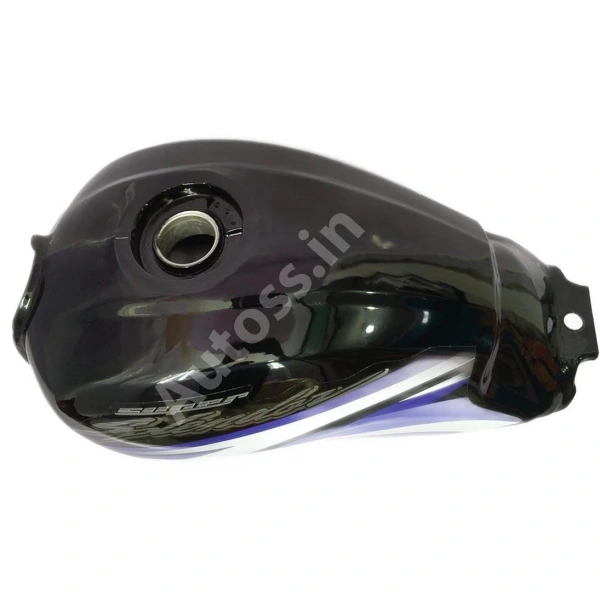 HERO Super Splendor BS4 Petrol Tank BLACK and BLUE