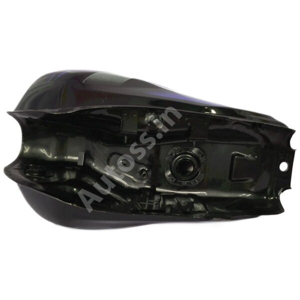 HERO Super Splendor BS4 Petrol Tank BLACK and BLUE
