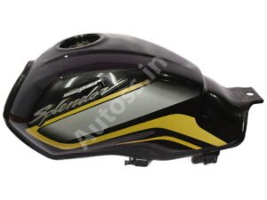 HERO Super Splendor BS6 Petrol Tank BLACK and GOLDEN