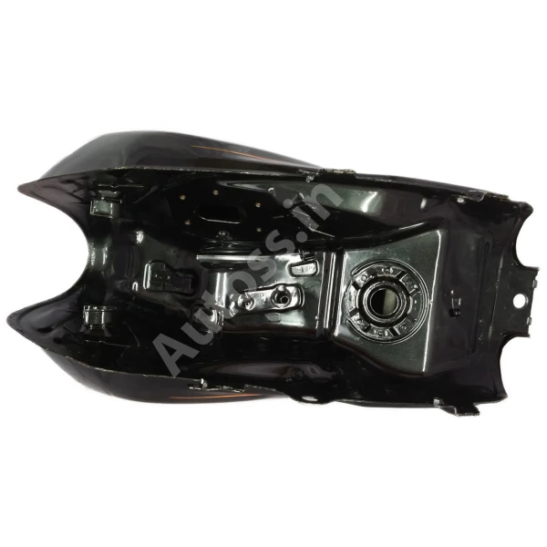 HERO Super Splendor BS6 Petrol Tank BLACK and ORANGE