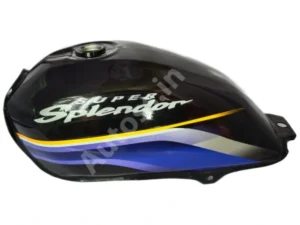 HERO Super Splendor New Model Petrol Tank BLACK and BLUE