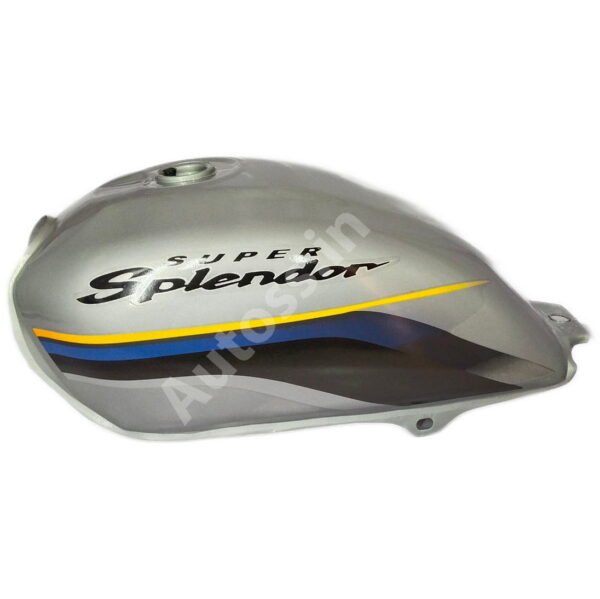 HERO Super Splendor New Model PETROL TANK SILVER