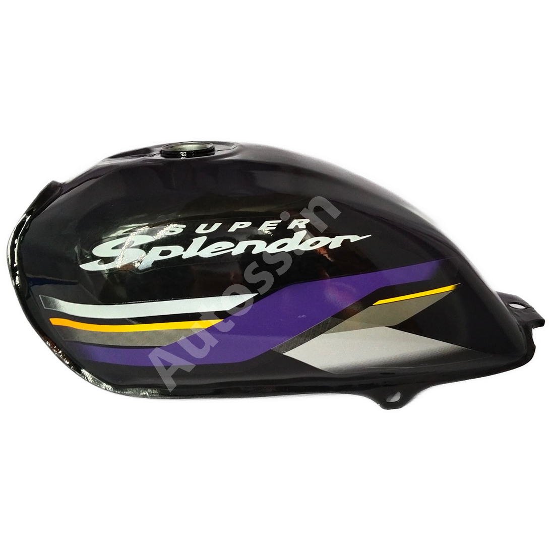 HERO Super Splendor Petrol Tank Alloy Wheel BLACK and BLUE