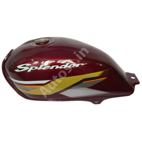 HERO Super Splendor Petrol Tank Alloy Wheel WINE RED