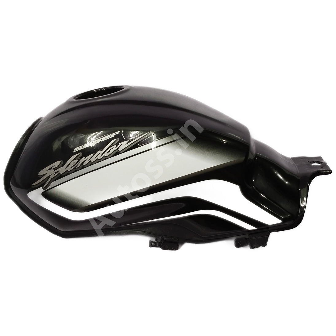 HERO Super Splendor Petrol Tank BS6 BLACK and SILVER