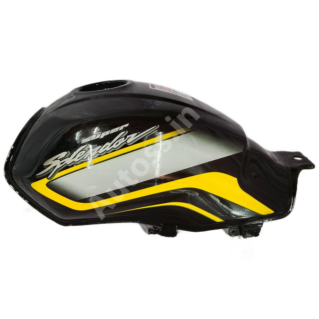 HERO Super Splendor Petrol Tank BS6 BLACK and YELLOW