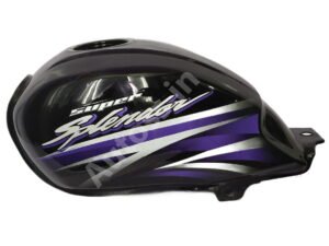 HERO SUPER SPLENDOR PETROL TANK T2 BLACK and BLUE