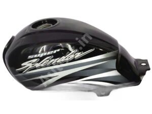 HERO SUPER SPLENDOR PETROL TANK T2 BLACK and GREY