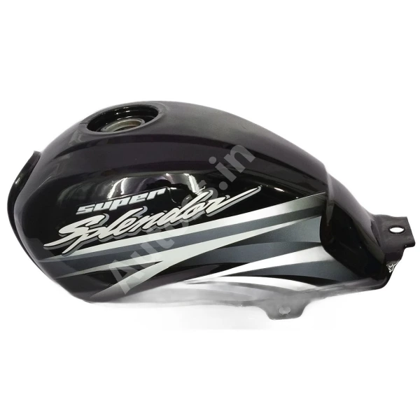 HERO SUPER SPLENDOR PETROL TANK T2 BLACK and GREY