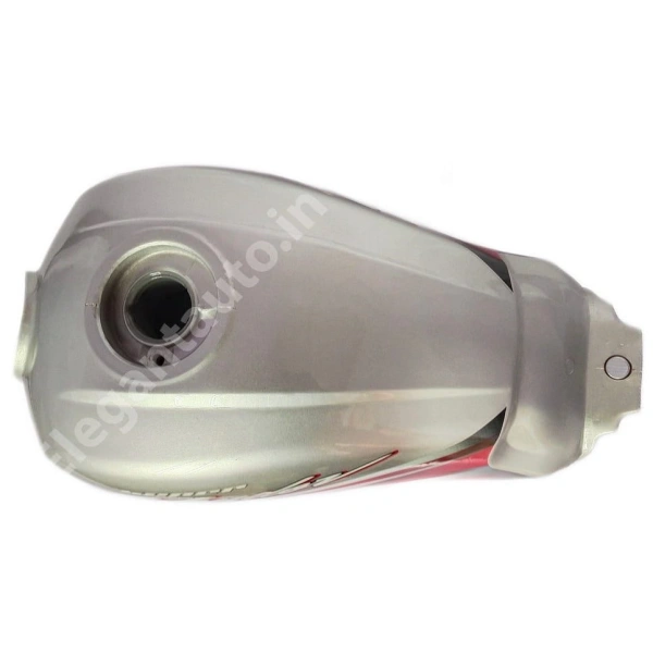 HERO Super Splendor T5 Petrol Tank SILVER and RED