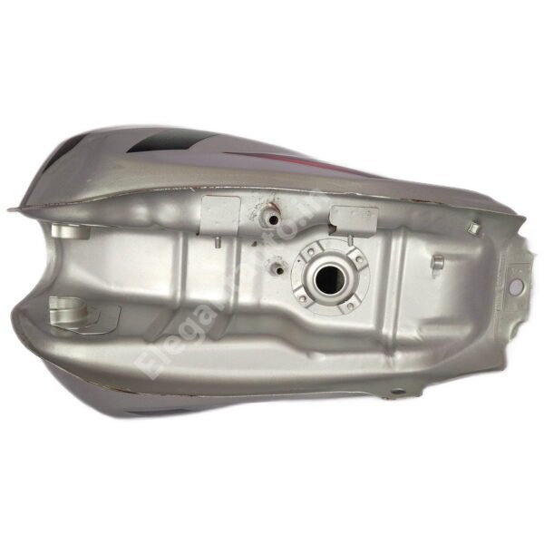 HERO Super Splendor T5 Petrol Tank SILVER and RED