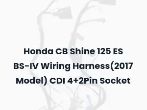Honda CB Shine 125 ES BS-IV Wiring Harness(2017 Model) CDI 4+2Pin Socket