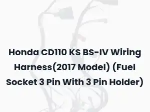 Honda CD110 KS BS-IV Wiring Harness(2017 Model) (Fuel Socket 3 Pin With 3 Pin Holder)
